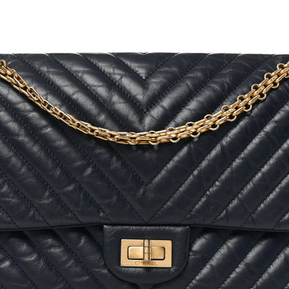 Quilted Calfskin Flap Shoulder Bag - Blue