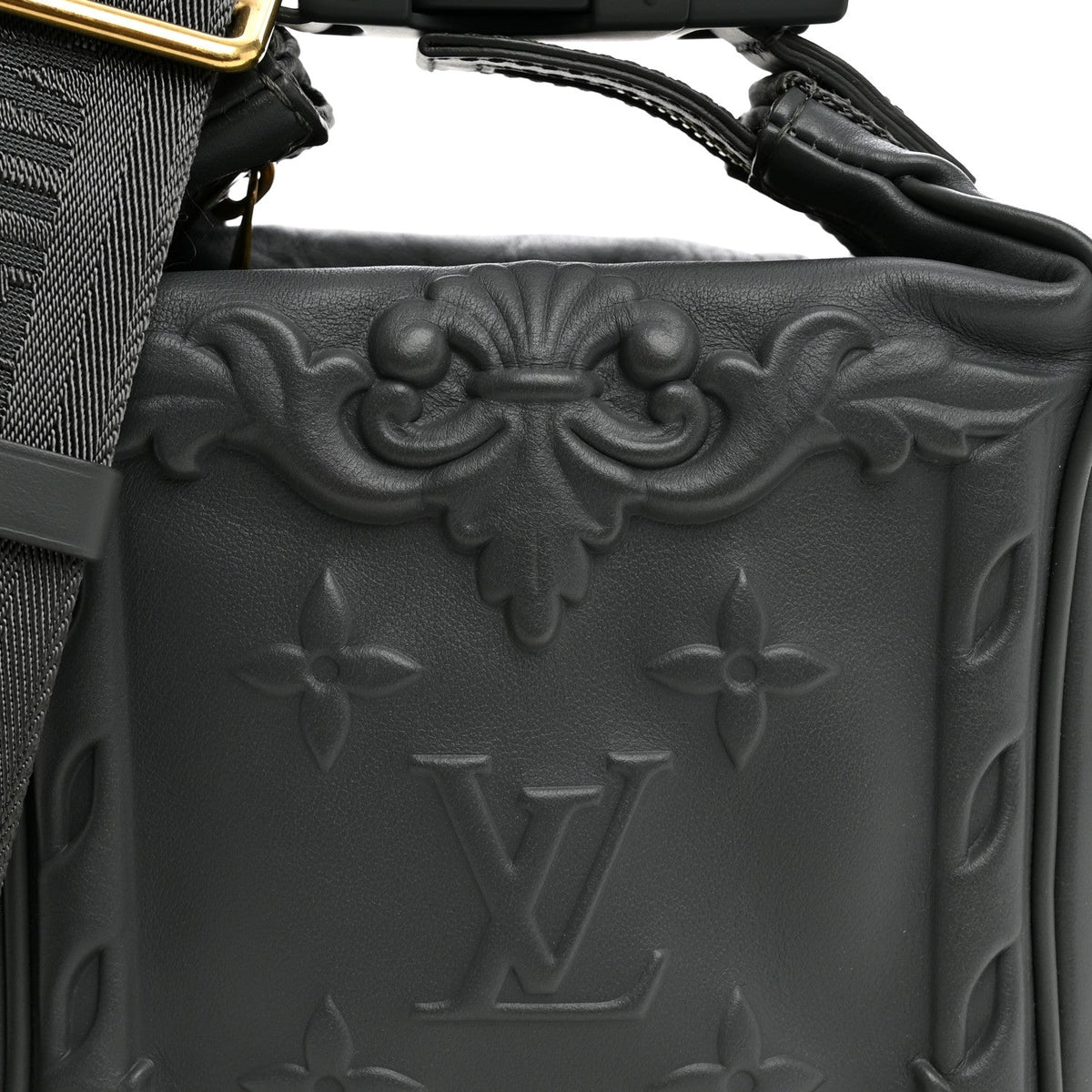 Calfskin Handbag - Gray