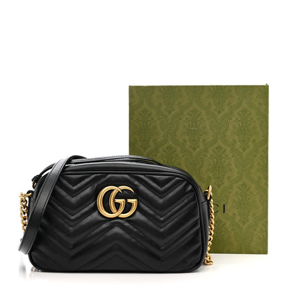 Small Calfskin Shoulder Bag - Black