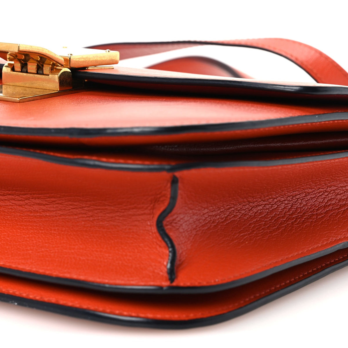 Medium Goatskin Flap Shoulder Bag