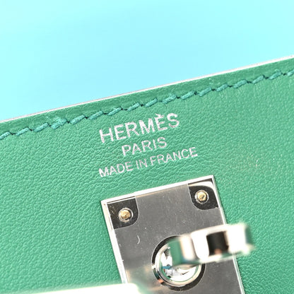 Swift Eclat Kelly Retourne 25 Vert Verti Handbag