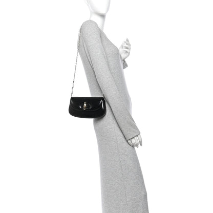 Small Calfskin Handbag - Black