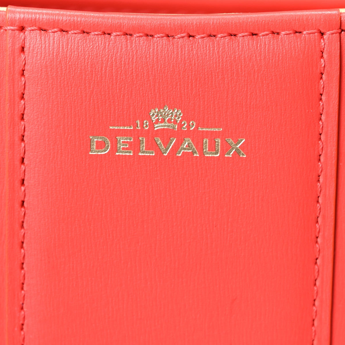 Mini Calfskin Satchel Bag - Red