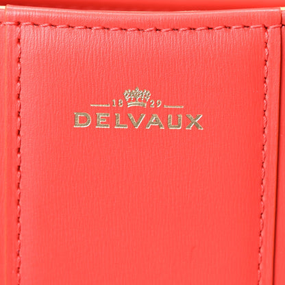 Mini Calfskin Satchel Bag - Red