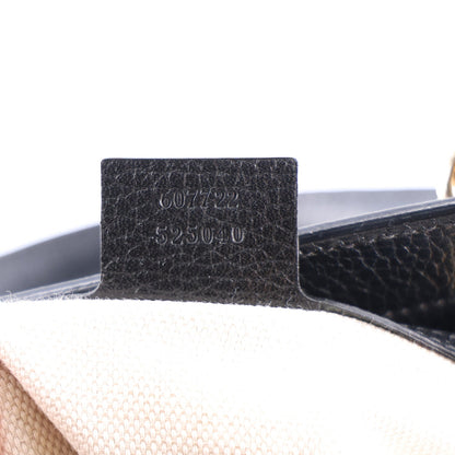 Medium Calfskin Satchel Bag - Black