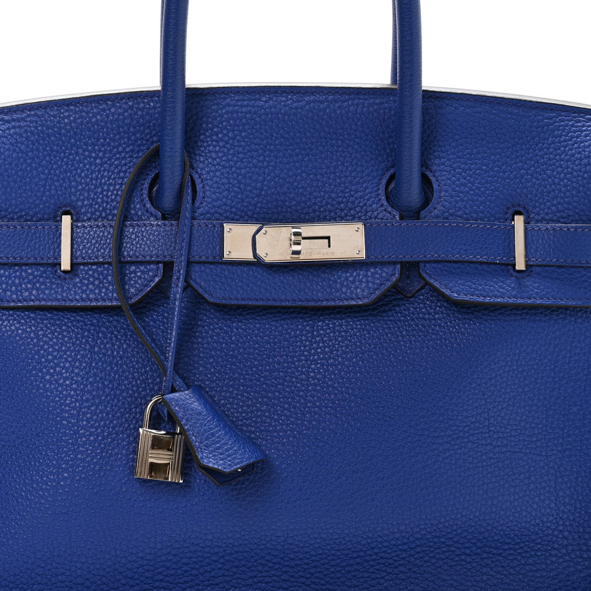 Togo Birkin 35 Bleu France Handbag