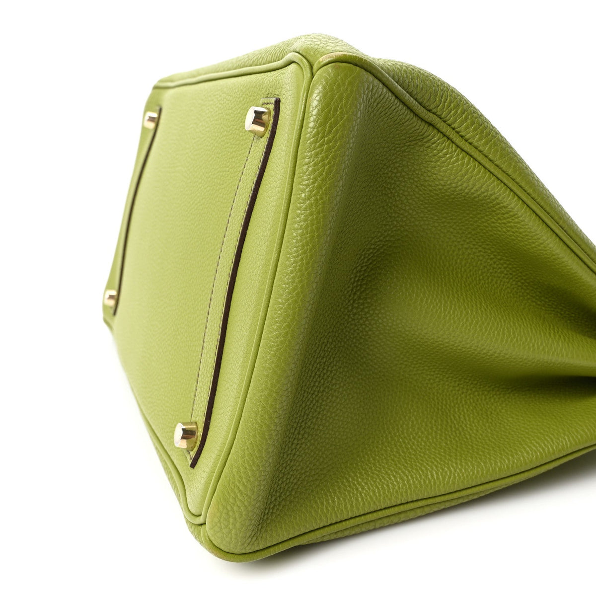 Togo Birkin 35 Vert Anis Handbag