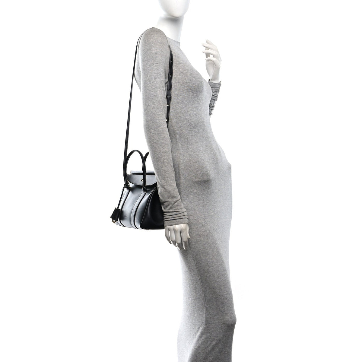 Calfskin Handbag - Black