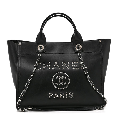 Small Caviar Tote Bag - Black