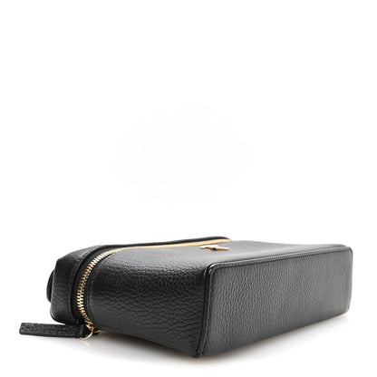 Small Calfskin Handbag - Black