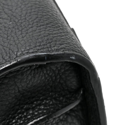 Small Calfskin Handbag - Black