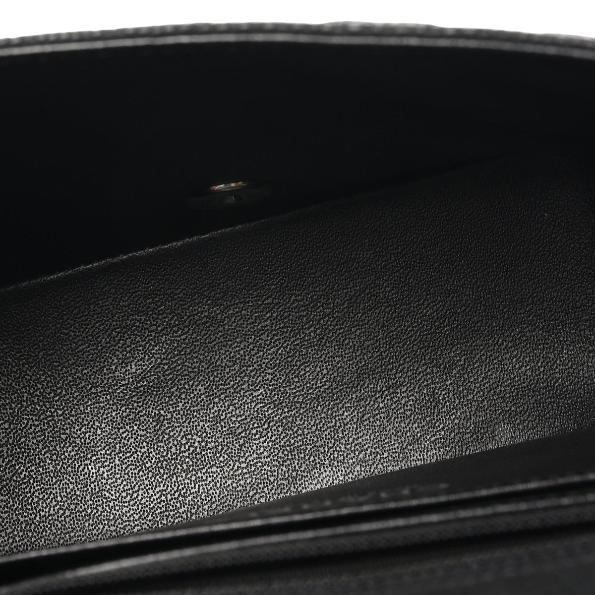 Mini Quilted Caviar Flap Shoulder Bag - Black
