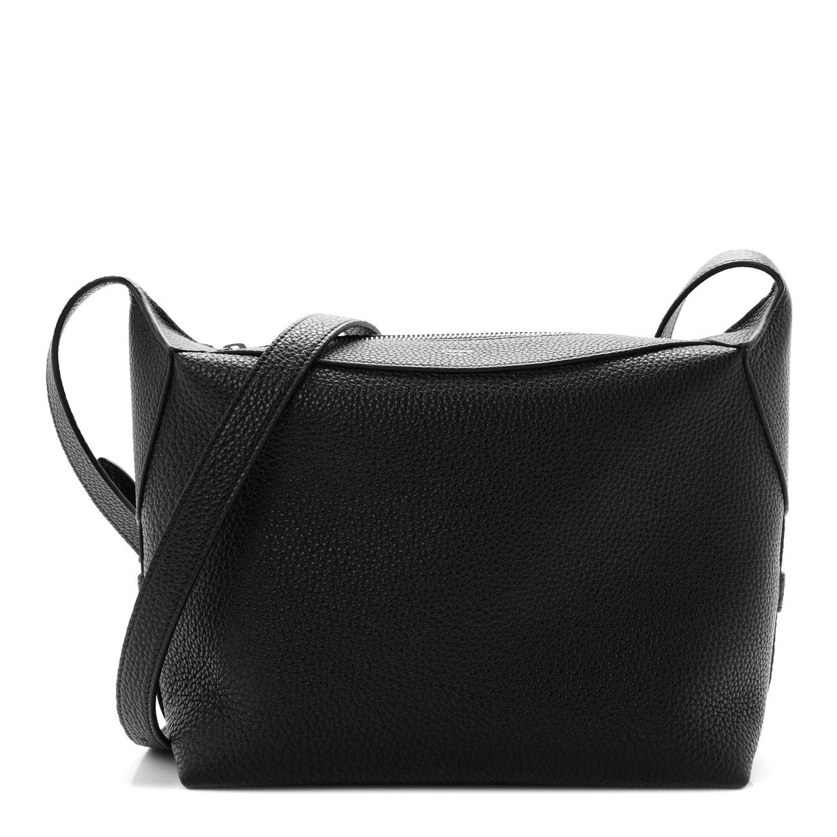 Calfskin Crossbody Bag - Black