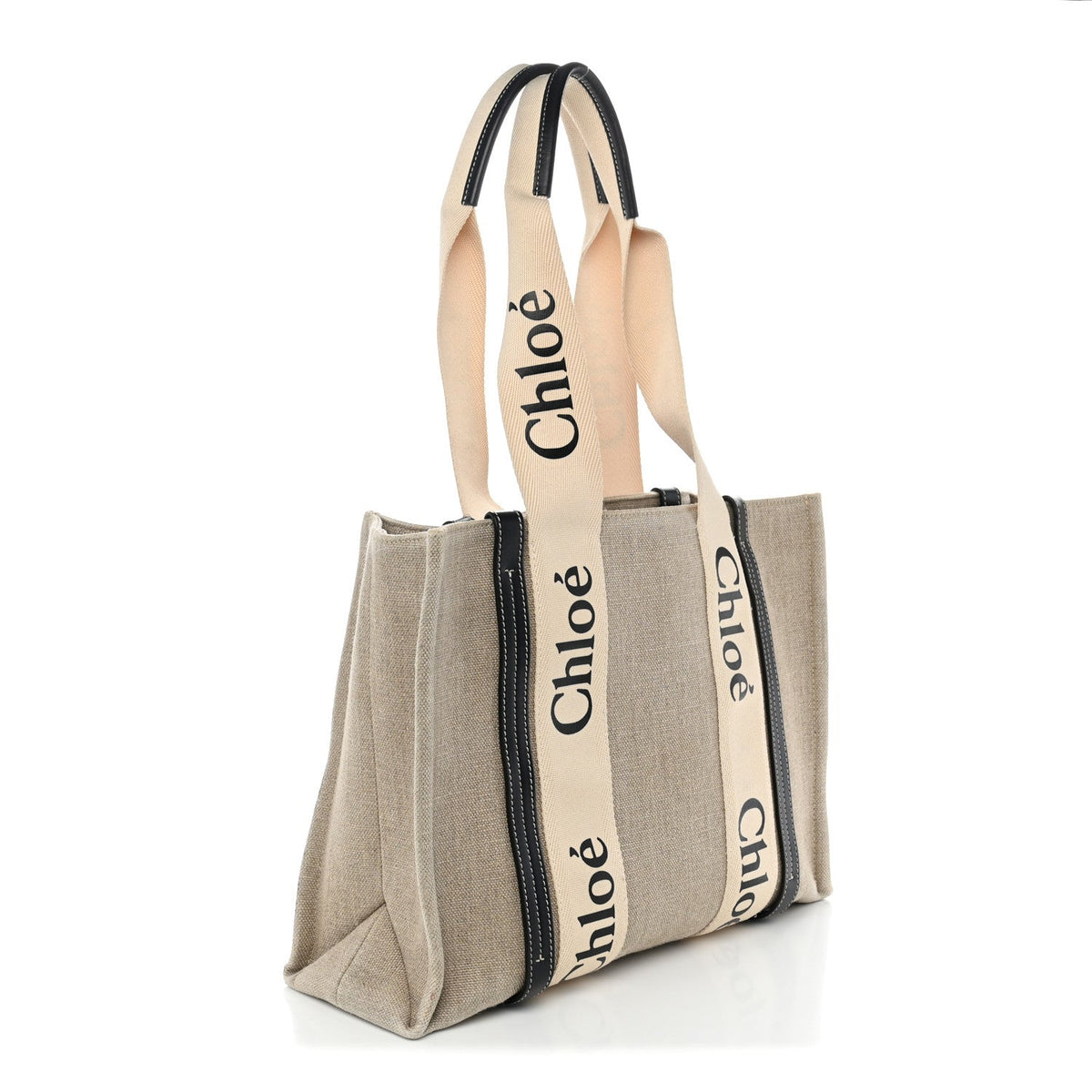 Medium Calfskin Tote Bag - White