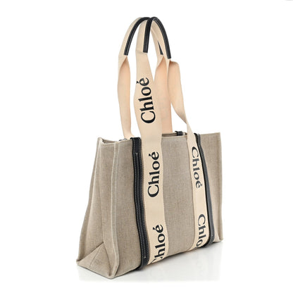 Medium Calfskin Tote Bag - White