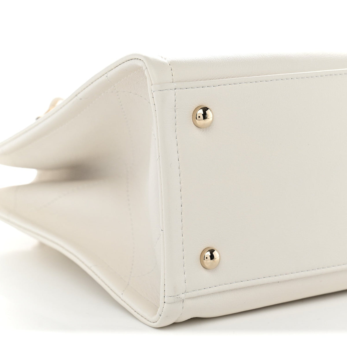 Calfskin Tote Bag - White