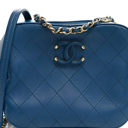 Calfskin Handbag - Blue