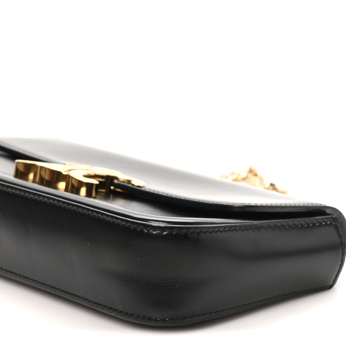 Calfskin Shoulder Bag - Black