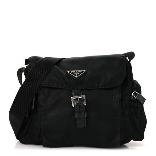 Small Nylon Handbag - Black