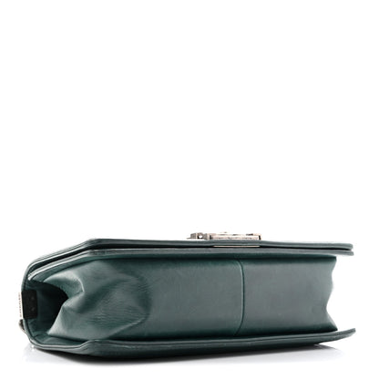 Medium Calfskin Flap Shoulder Bag - Green