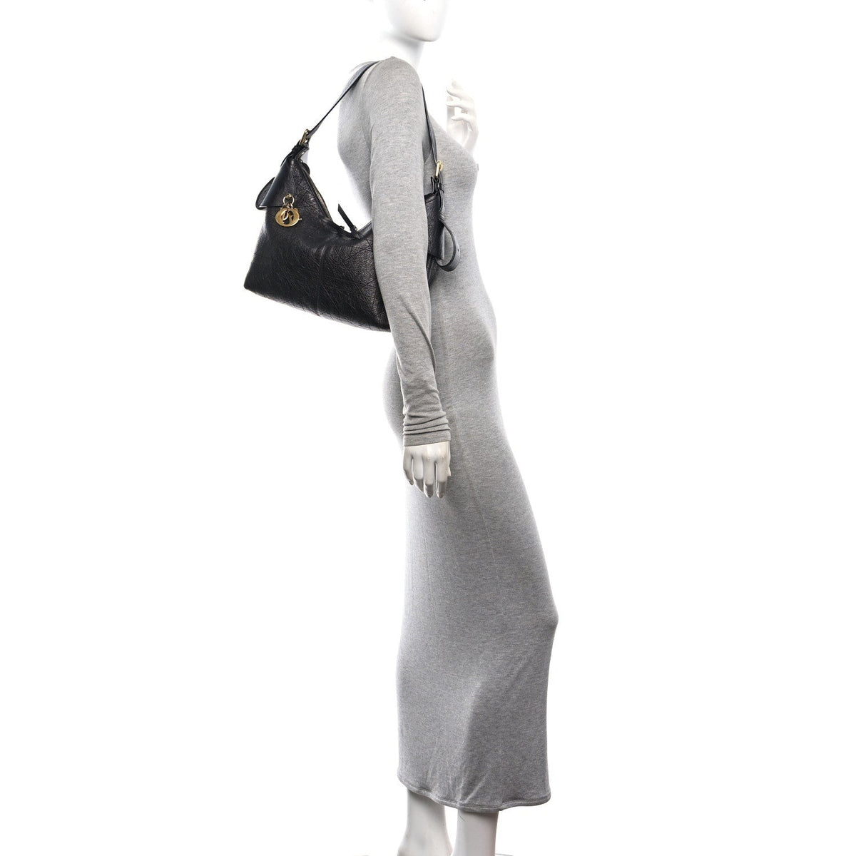 Medium Calfskin Handbag - Black