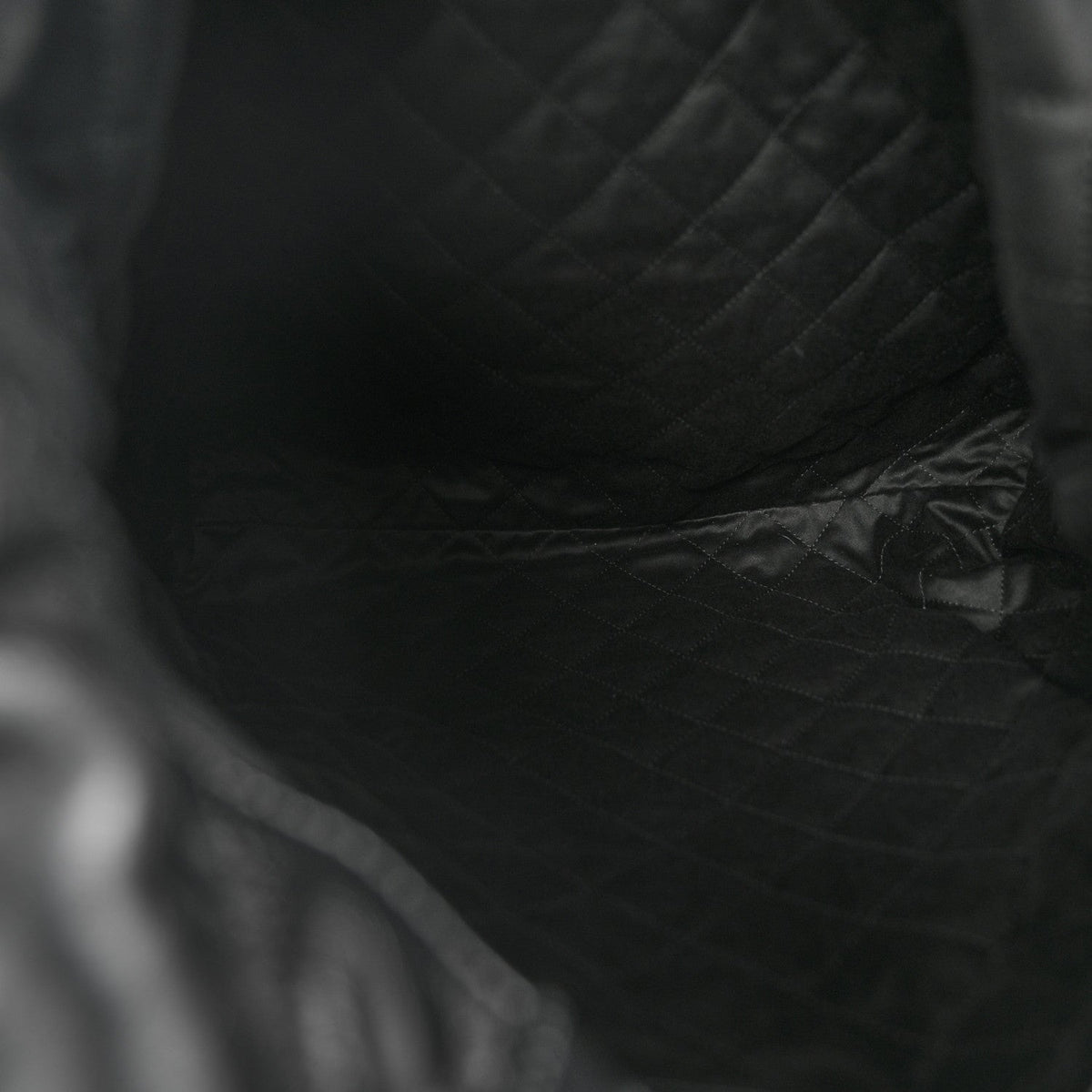 Quilted Calfskin Backpack - Black