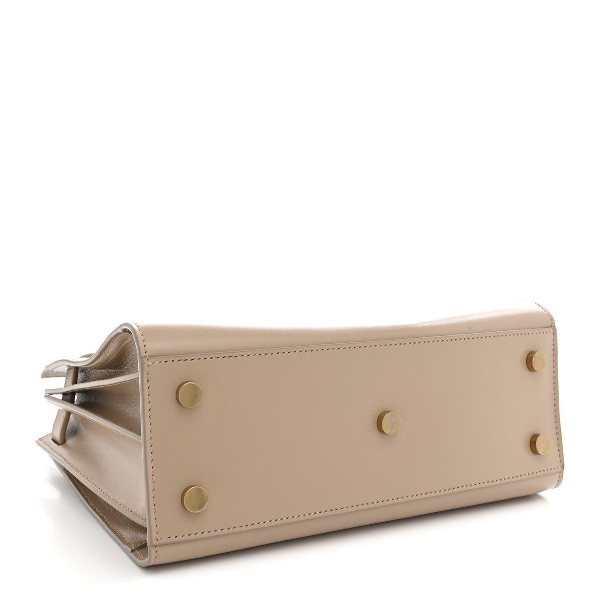 Calfskin Handbag - Beige
