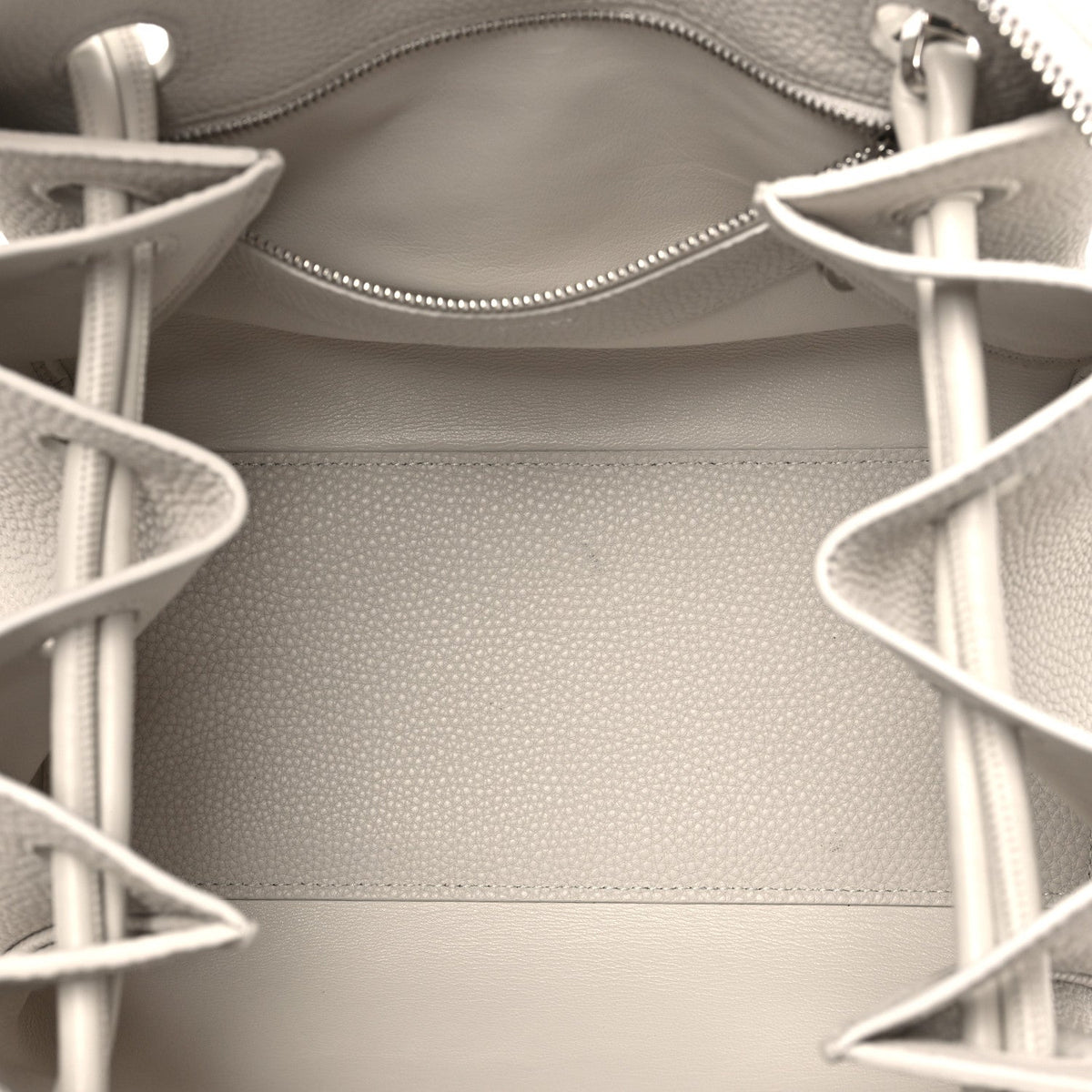 Small Calfskin Handbag - White