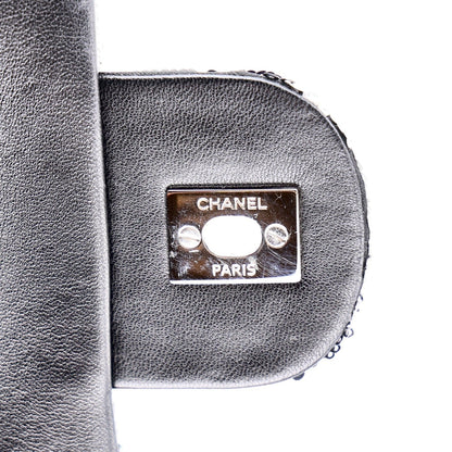 Medium Flap Shoulder Bag - Black