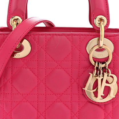 Mini Lambskin Handbag - Pink