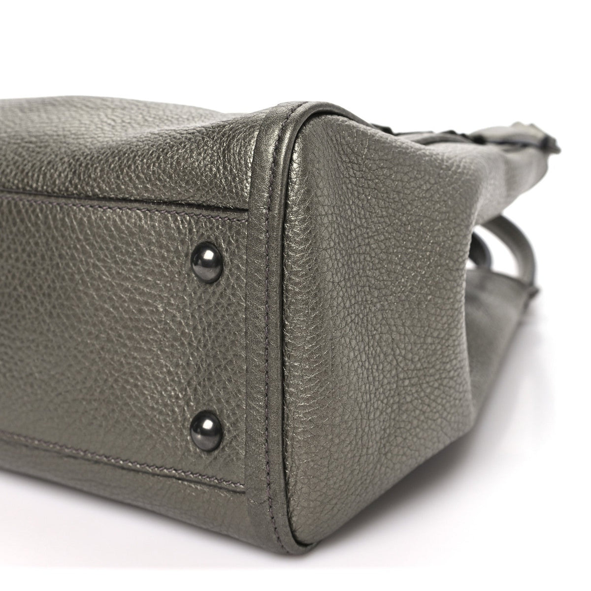 Small Calfskin Shoulder Bag - Gold