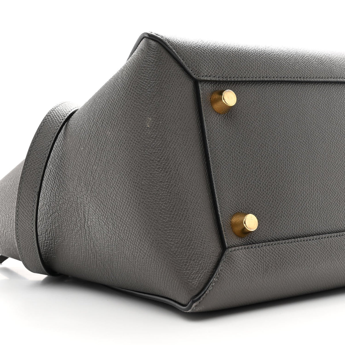 Mini Calfskin Belt Bag - Grey