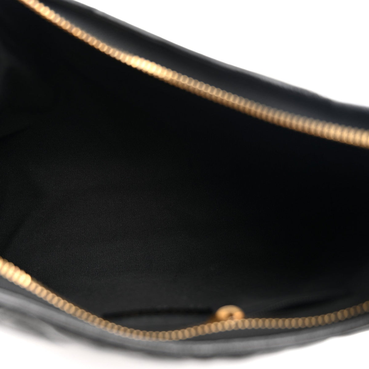 Quilted Lambskin Hobo Bag - Black