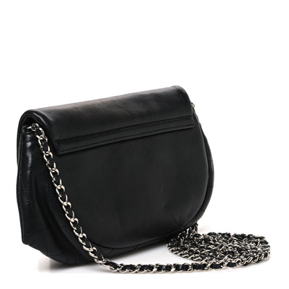 Lambskin Wallet Bag - Black