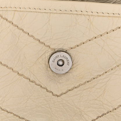 Calfskin Satchel Bag - White