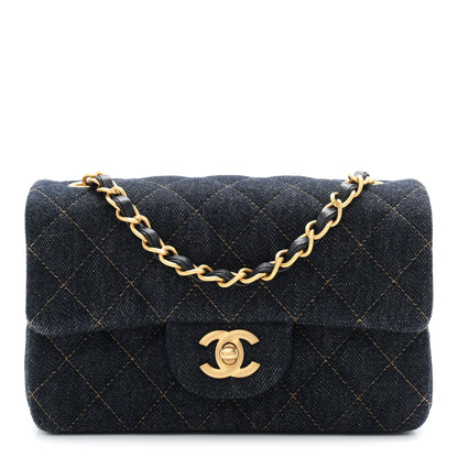 Mini Quilted Flap Shoulder Bag - Tan