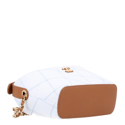 Quilted Calfskin Handbag - Blue