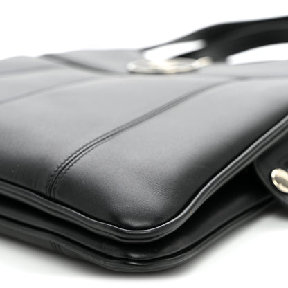 Small Calfskin Tote Bag - Black