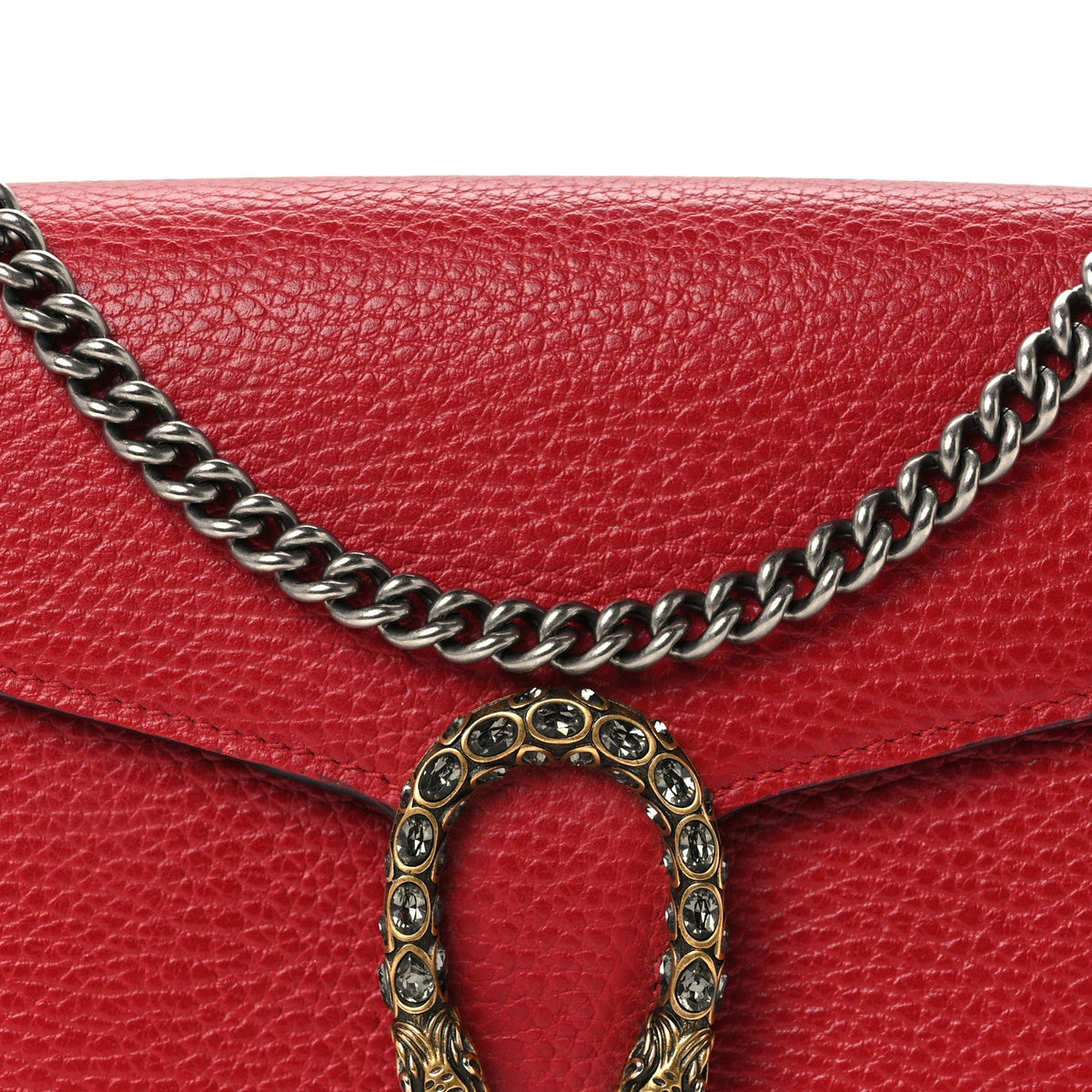 Mini Calfskin Wallet Bag - Red