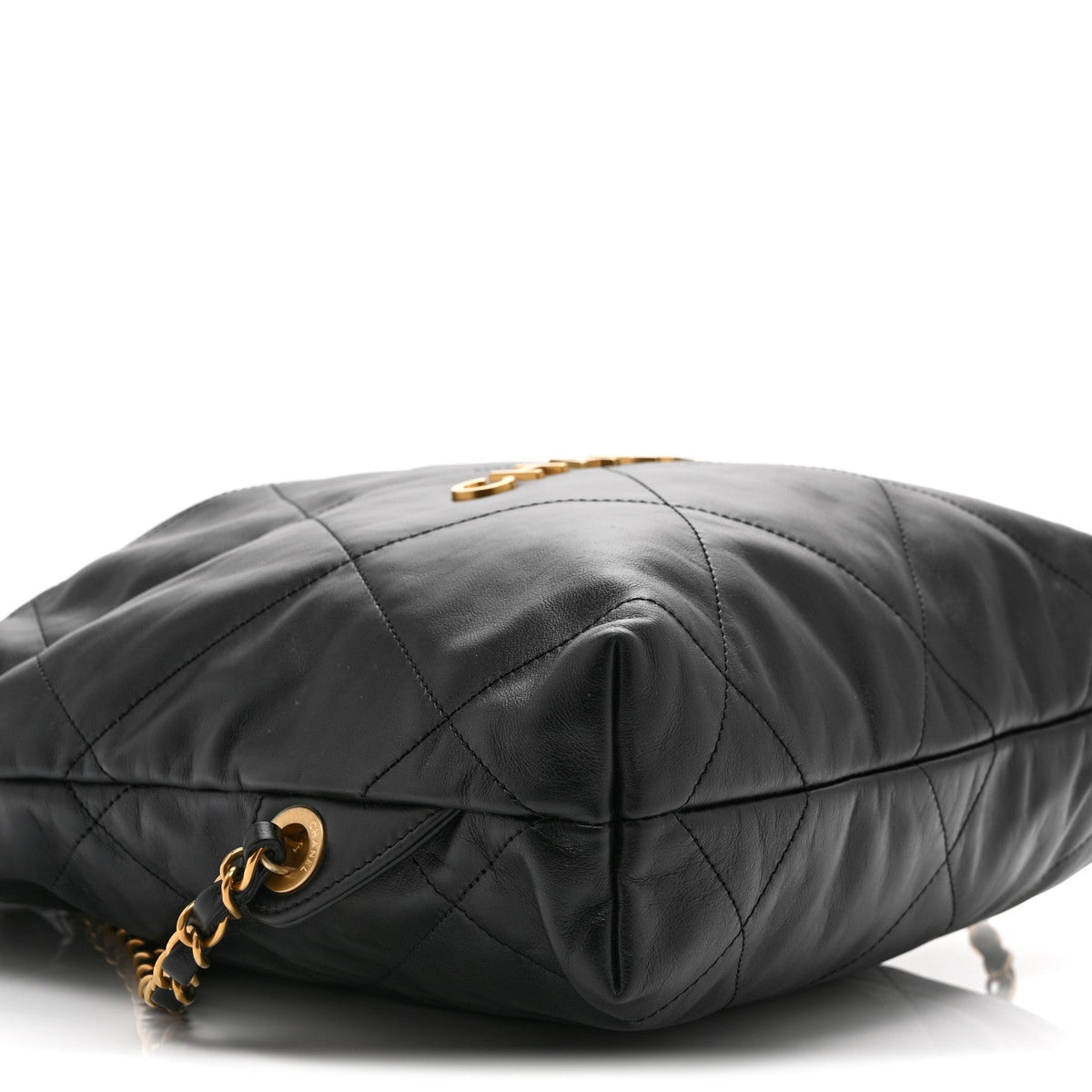 Quilted Calfskin Backpack - Black