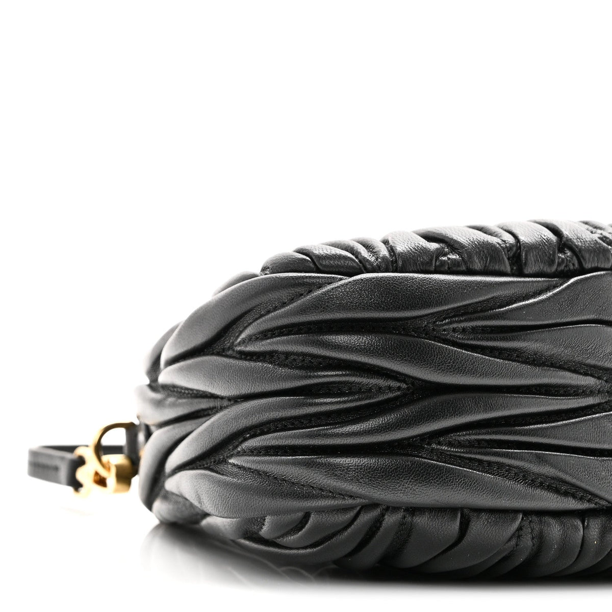 Mini Nappa Hobo Bag - Black