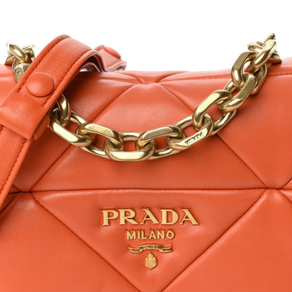 Small Quilted Nappa Flap Shoulder Bag