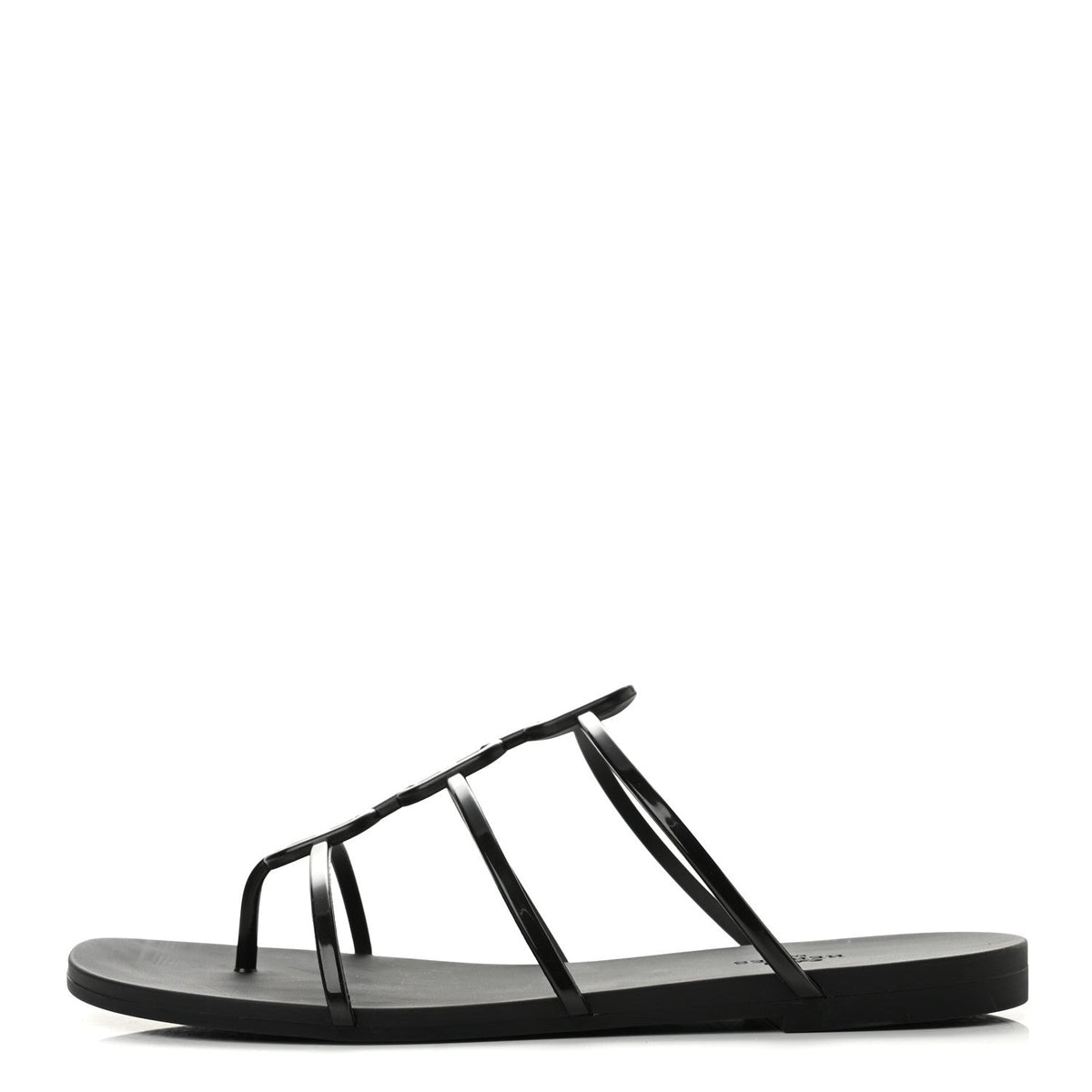 Rubber Mykonos Sandals Black