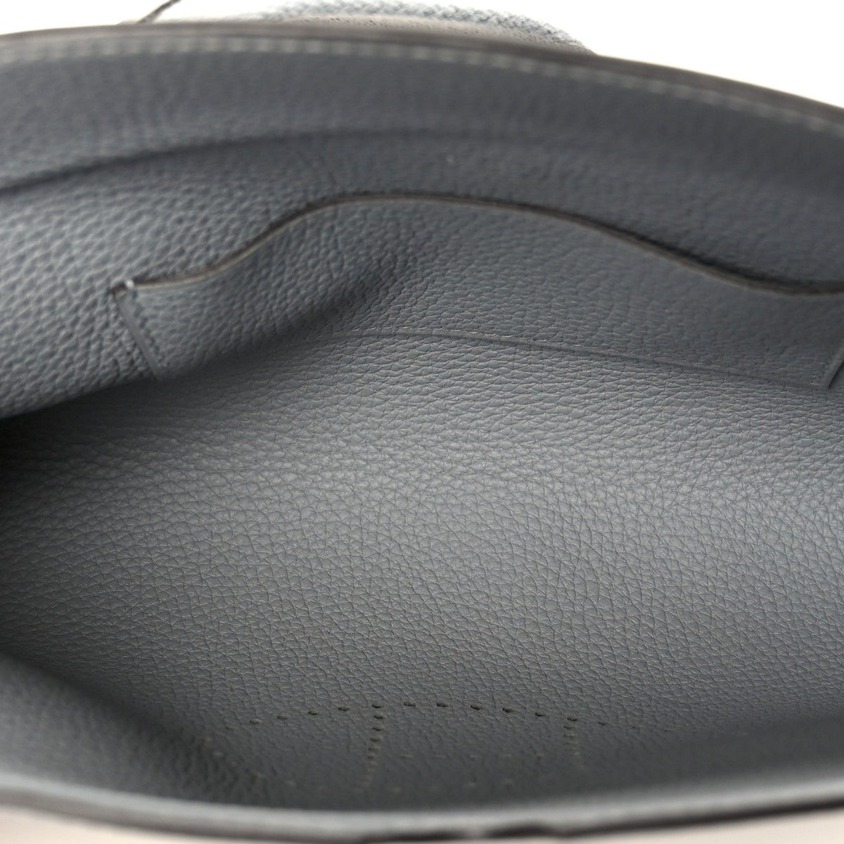 Togo Videpoches Gris Pantin Handbag