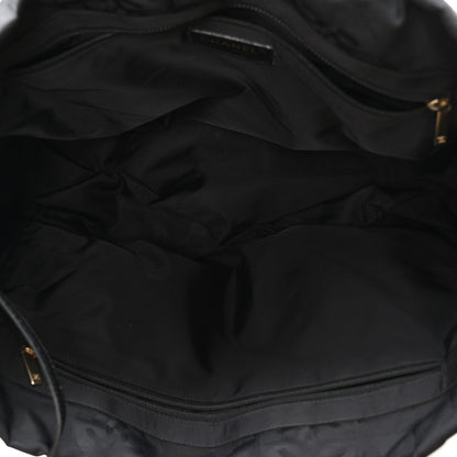 Medium Nylon Tote Bag - Black