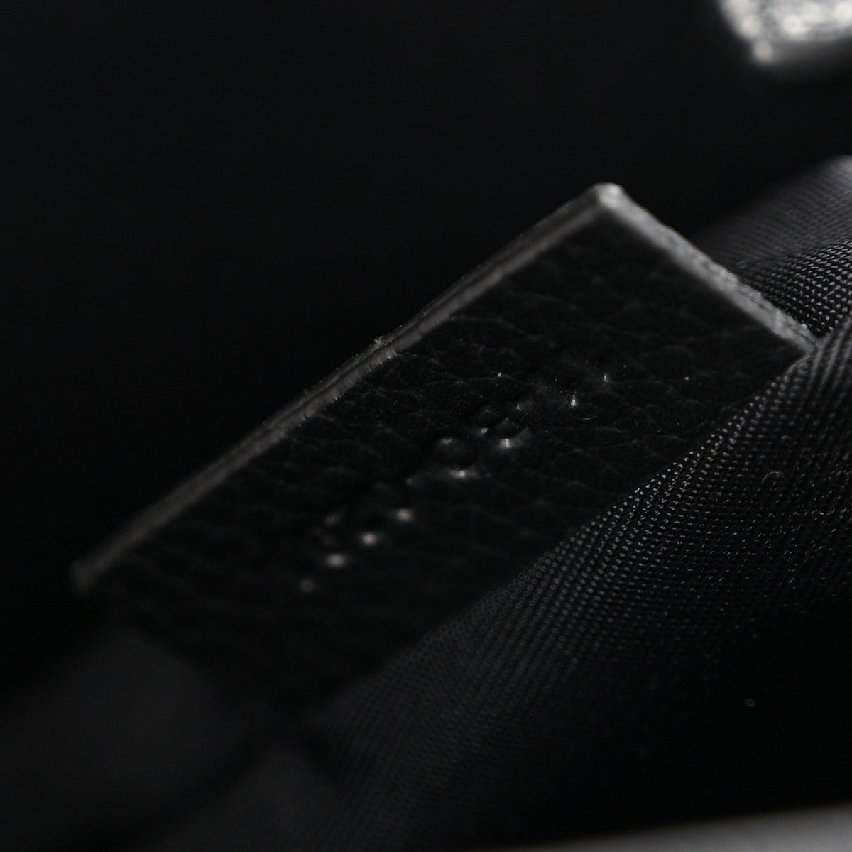 Calfskin Nylon Tote Bag - Black