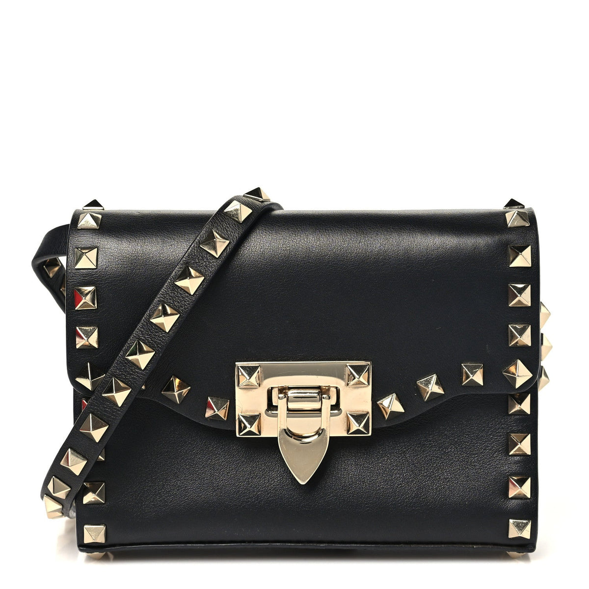 Calfskin Crossbody Bag - Black