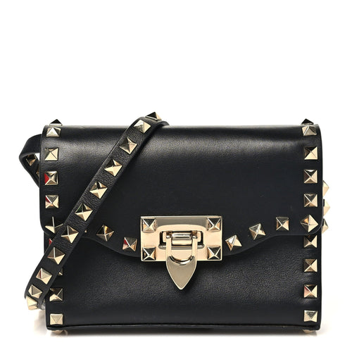 Calfskin Crossbody Bag - Black