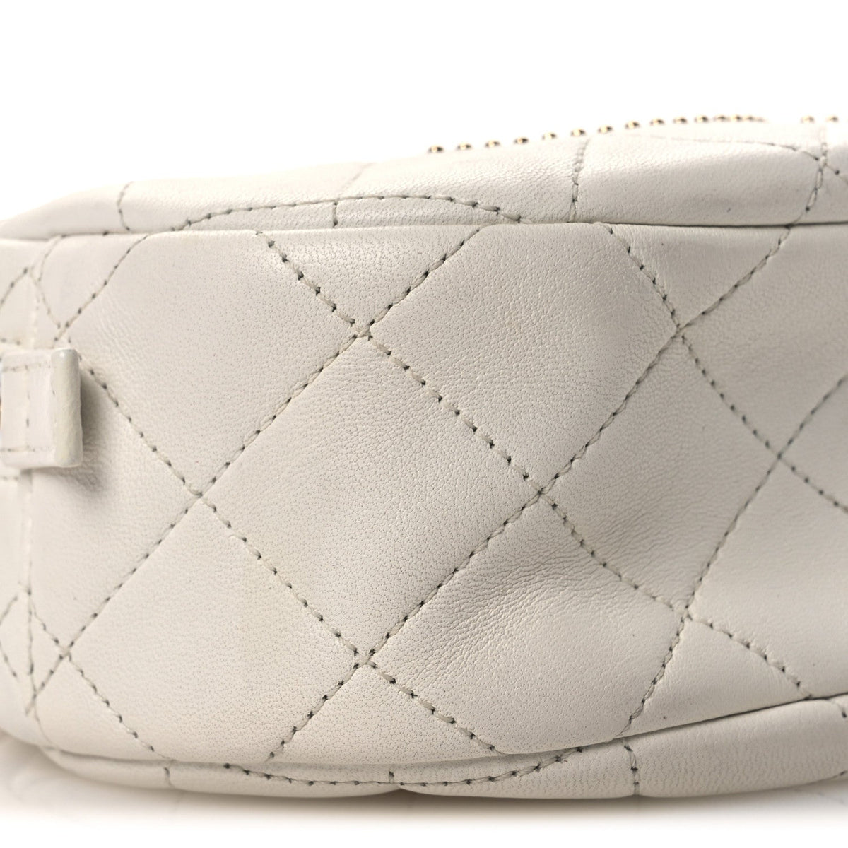 Quilted Lambskin Handbag - White