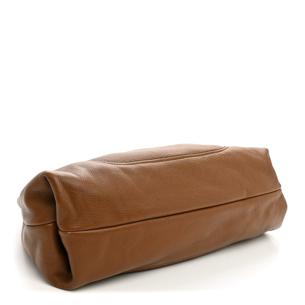 Maxi Calfskin Shoulder Bag - Brown